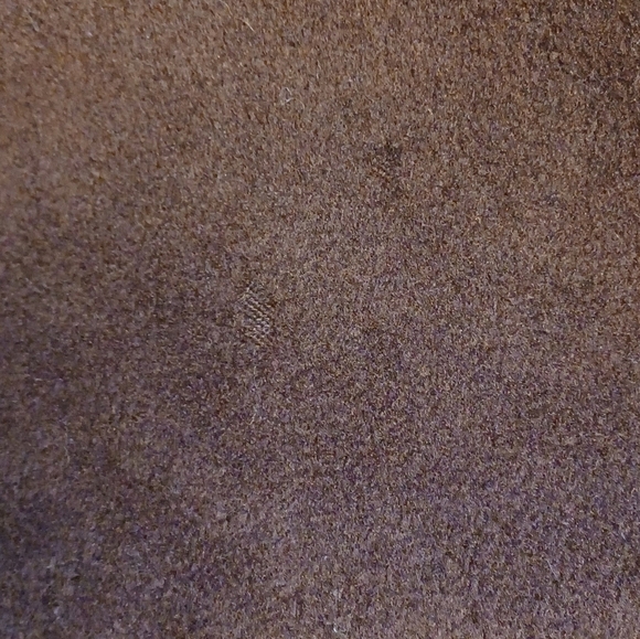 Vintage Cinzia Rocca 100% Wool Sz‎ 8 Old Money Wide-Collar Brown Neutral Coat - Picture 11 of 15